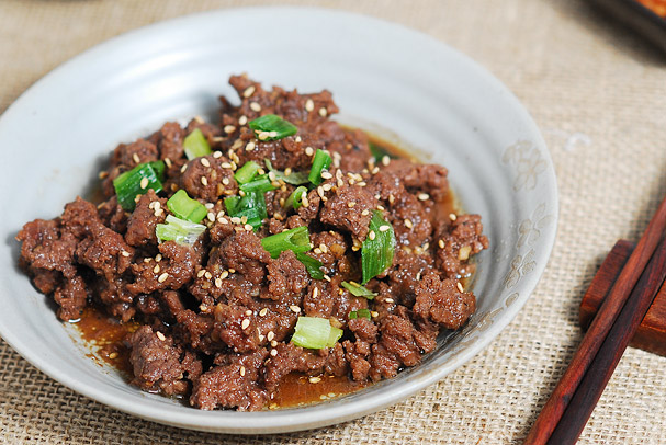 Bulgogi - marinated Korean BBQ beef